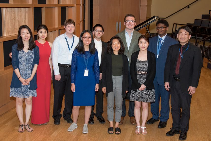 2018 Competitions Winners with Classical Competitions Finals Judge, Dr. Chih-Long Hu